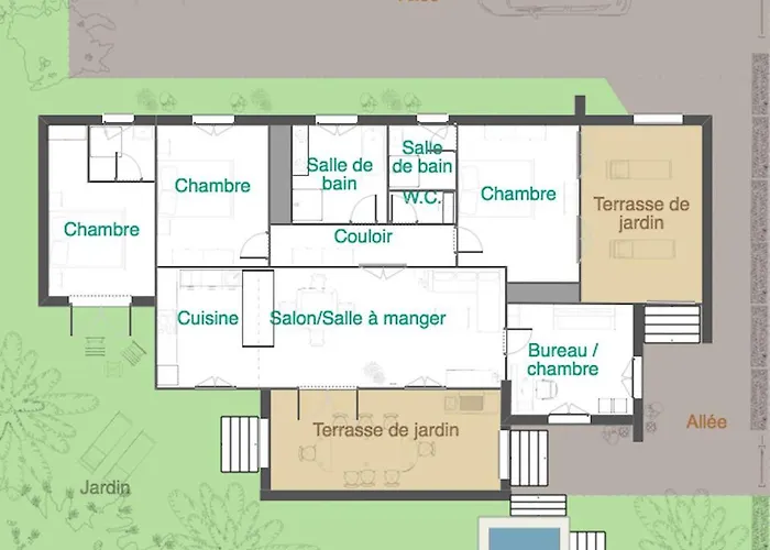 Βίλα Charming With Jacuzzi At 200m From Beaches