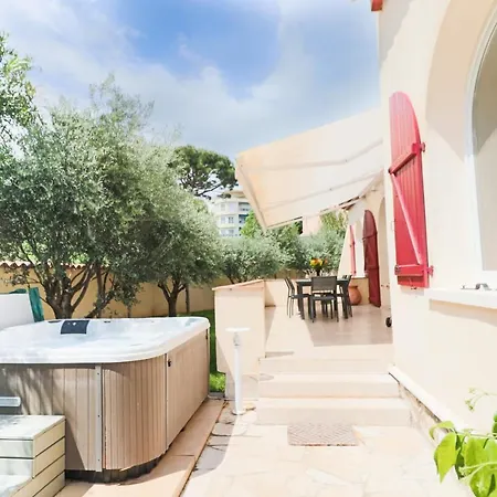 Lauriers Splendide Provencale Charming With Jacuzzi At 200m From Beaches Of Juan