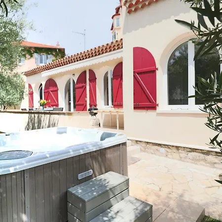 Lauriers Splendide Provencale Charming With Jacuzzi At 200m From Beaches Of Juan أنتيب